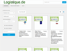 Tablet Screenshot of logistique.de